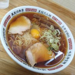 月見ラーメン 大 730円