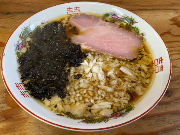 「限定背脂煮干しラーメン950円」@湘南の手前の写真