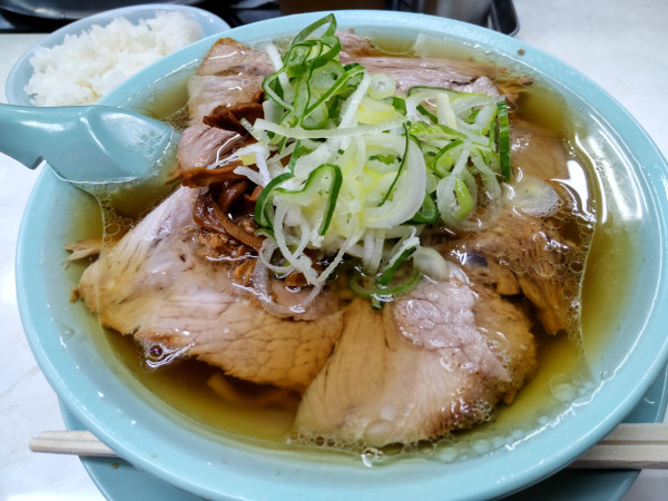 「中華そば、めし（無料）」@ニューともちんラーメンの写真