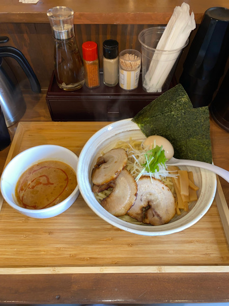 「濃厚味噌つけ麺全部麺大盛¥1,580円(限定)」@らぁめん 麺彩家の写真