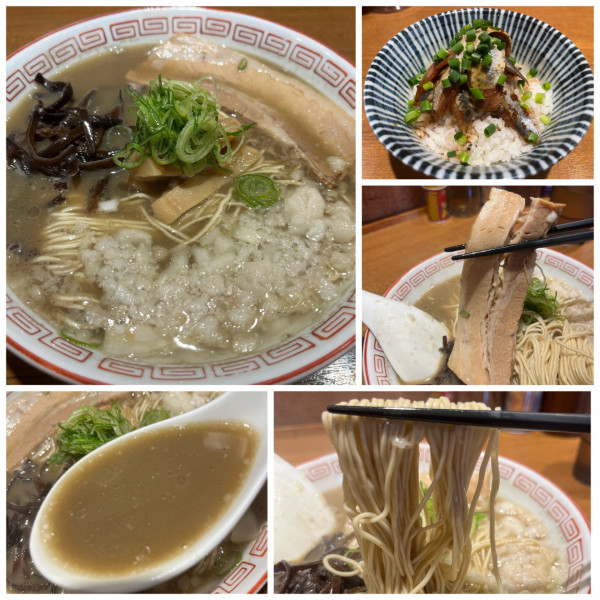 「【限定】クサ旨 濃厚にぼ豚骨 900円＋いわし丼 480円」@寿製麺よしかわ 川越店の写真