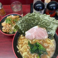 ラーメン大盛+のり増し+トッピングC（背脂丼）