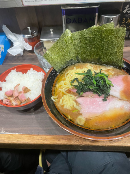 「のりらーめん 大盛」@神田ラーメン わいず 神田本店の写真