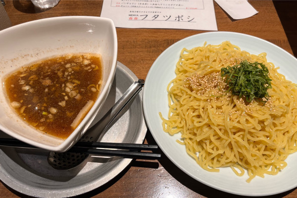 「ニボシつけ麺　大盛」@MENYA☆☆フタツボシの写真