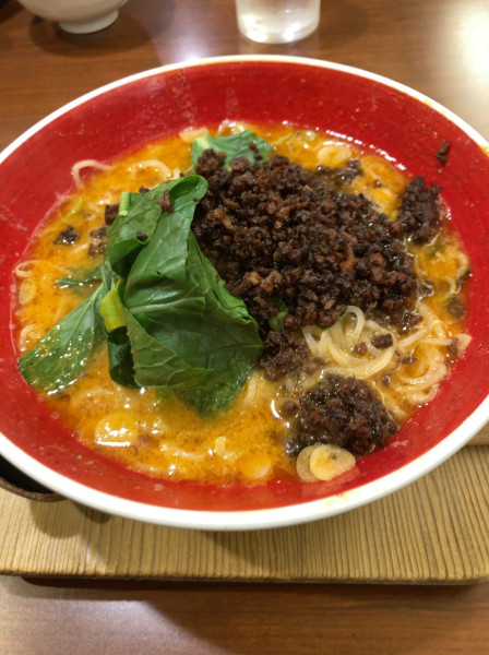 「ランチ坦々麺セット　1080円」@中国四川料理 錦城 本店の写真