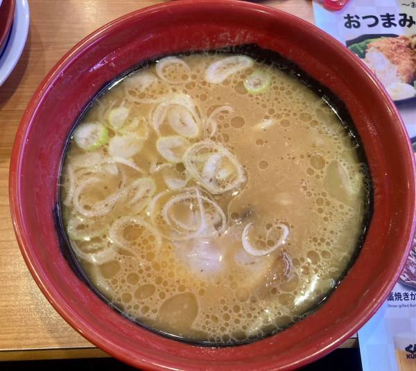 「7種の魚介濃厚味噌ラーメン」@無添くら寿司 小金井店の写真