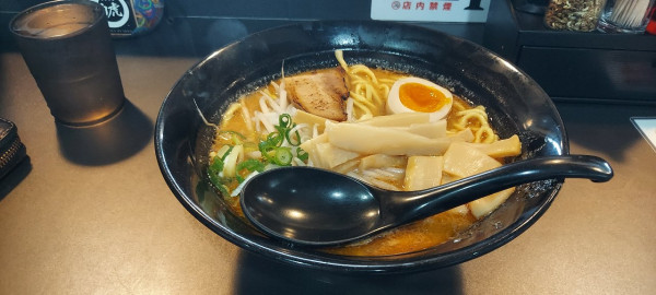 「豚骨味噌らーめん」@つけ麺 白虎の写真
