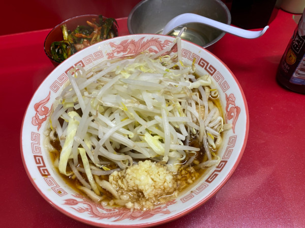 「麺半分豚1枚」@ラーメン二郎 越谷店の写真