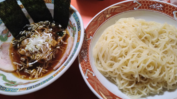 「つけ麺、大盛り」@八軒飯店の写真