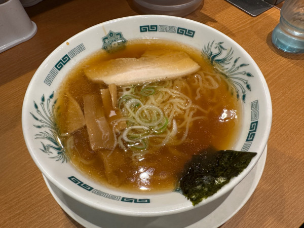 「中華そば（並盛・140g）390円」@日高屋 イーサイト高崎店の写真