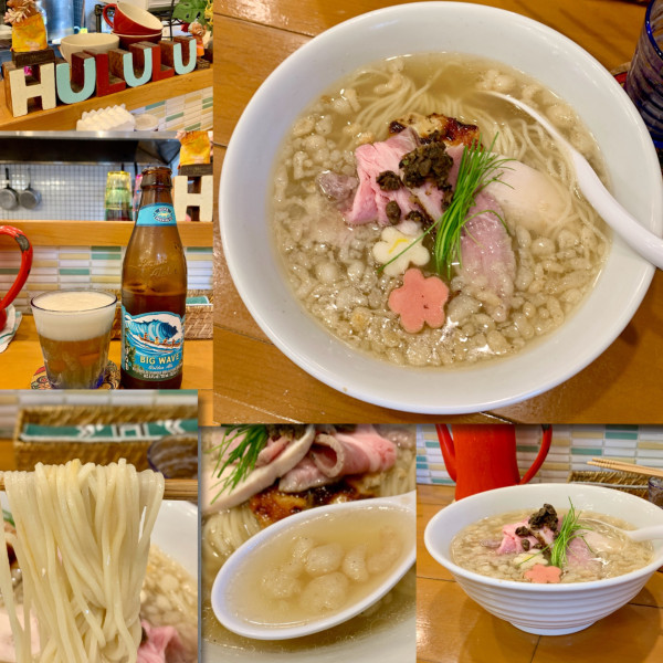 「【限定】12周年特別限定ラーメン1700円＋🍺」@麺屋 Hulu-luの写真