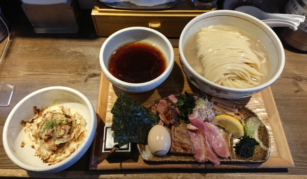 「特製昆布水鴨醤油つけ蕎麦」@鴨出汁中華蕎麦 麺屋yoshikiの写真