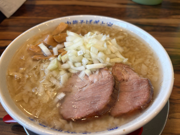 「背脂煮干しそば」@燕三条中華そば ぎと家 花崎店の写真