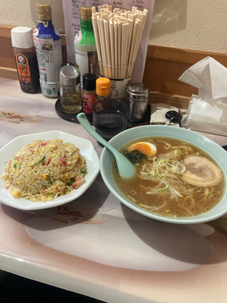 「ラーメン＋半チャーハン」@中華料理 桃蘭の写真