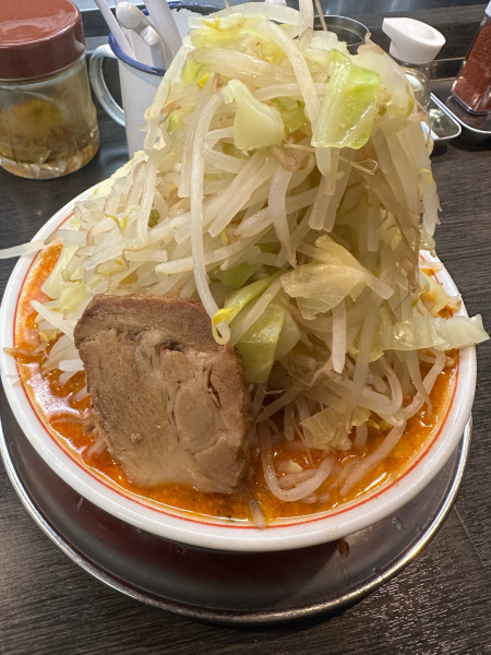 「担々麺小750円+野菜増50円」@麺屋 婆娑羅の写真