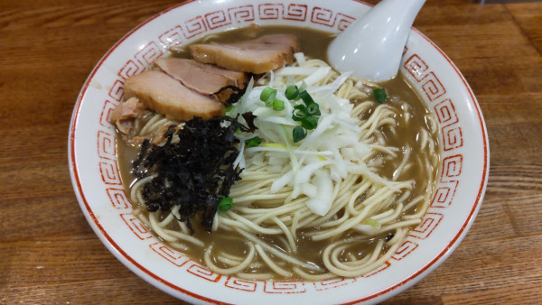 「濃厚煮干そば大盛り850円」@煮干中華そば専門 煮干丸の写真