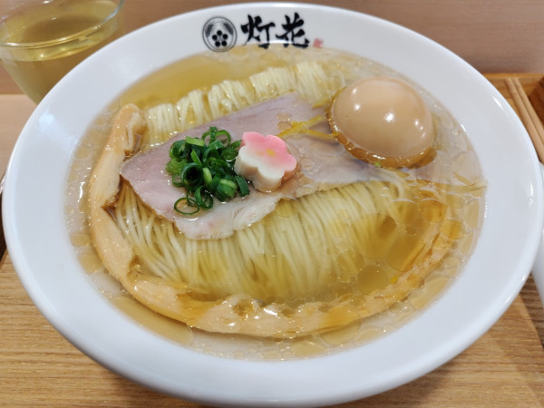 「鯛塩そば　＋味玉：サービス券」@鯛塩そば 灯花 本店の写真