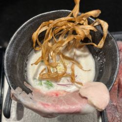 鶏soba+肉寿司