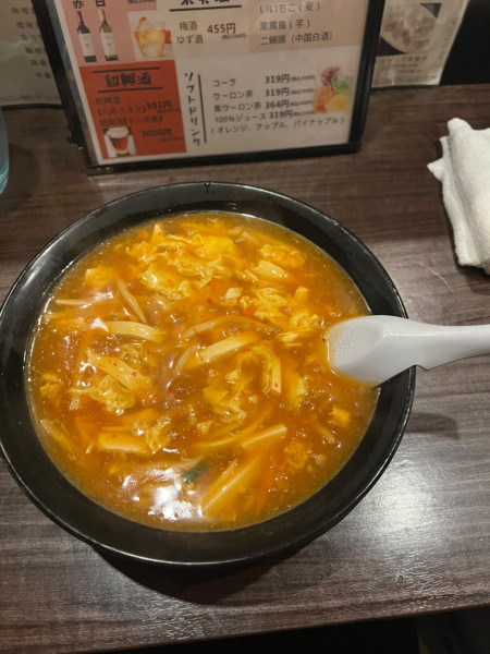 「酸辣湯麺」@中華の写真