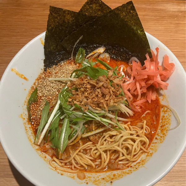 「からか麺1050円(PM価格550円)海苔140円」@博多一風堂 ららぽーとTOKYO-BAY店の写真