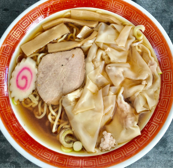 「ワンタンメン　大盛り」@はびき野の写真