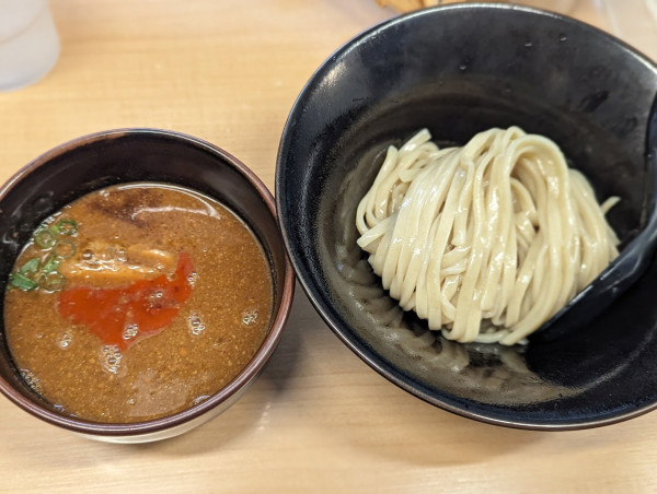 「肉味噌つけ麺並」@吟醸らーめん 久保田 本店の写真
