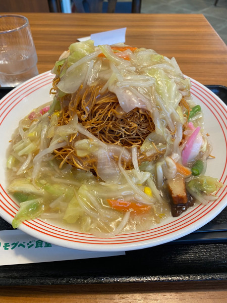 「長崎皿うどん　麺2倍」@リンガーハット 小田原飯泉店の写真