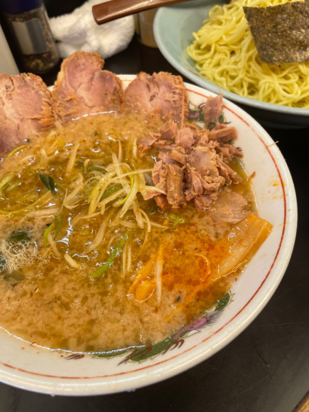 「ネギつけ麺大盛」@壱発ラーメン 相模原店の写真