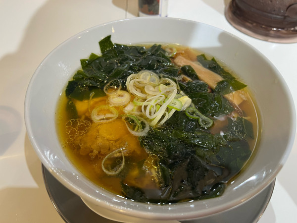 「ワカメラーメン」@らーめんの千草 ラーメン博物館店の写真