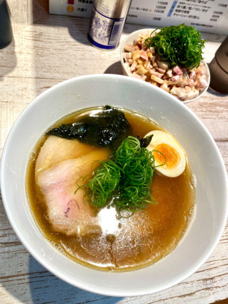 「【限定】手揉み中華そば」@中華そば 四つ葉の写真