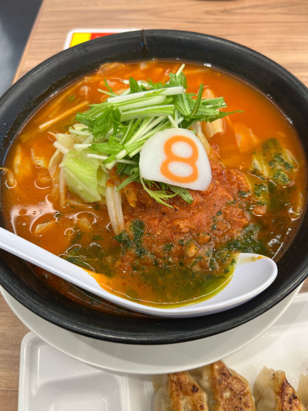 「野菜トマトらーめん」@8番らーめん 松任店の写真