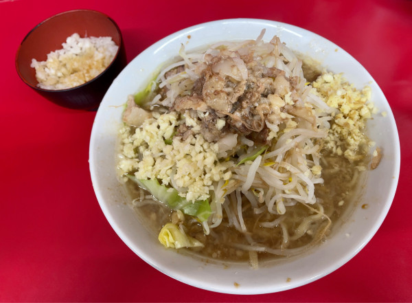 「小(麺少なめ)＋おろしポン酢」@ラーメン二郎 大宮公園駅前店の写真