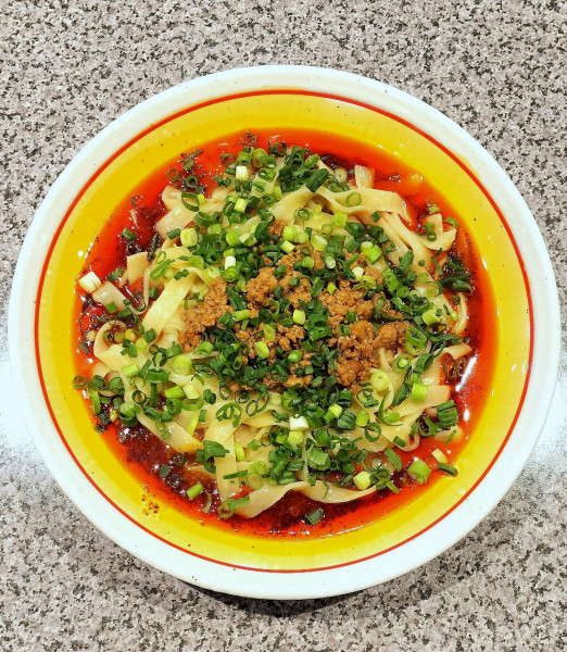 「汁なし担々麺山椒あり 1150円＋ミンチ大盛 100円」@ネワ屋の写真