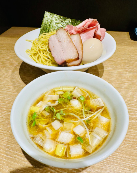 「【限定】特製濃厚甘エビつけ麺【1400円】」@一番だしラーメン しんせんの写真