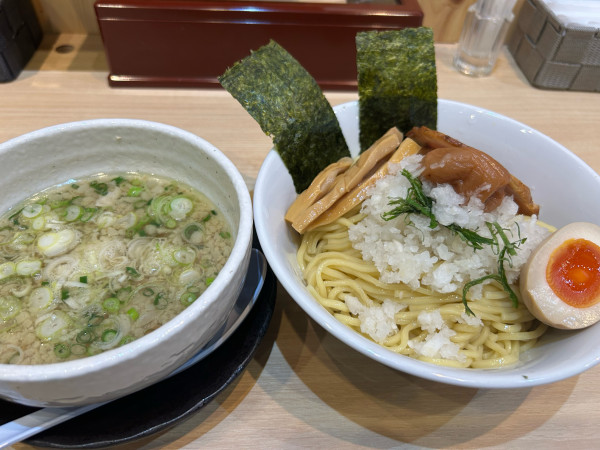 「【期間限定】梅みぞれつけ麺950円」@中華そば 浜田屋 見川店の写真