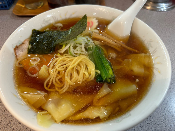 「ワンタンメン750円」@来々軒の写真