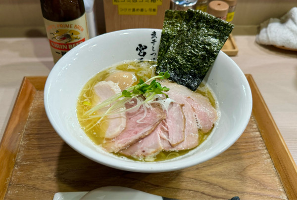 「【限定】特製鶏豚しじみ（塩）¥1500」@煮干しつけ麺 宮元の写真