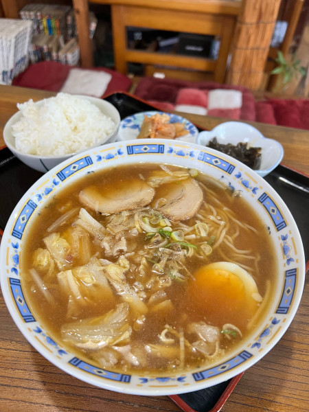 「味噌ラーメン（ラーメンライス）」@お食事と喫茶のお店 サンデーの写真