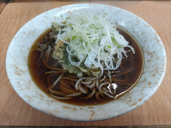 「春菊そば」@川一の写真