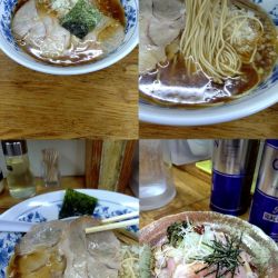 『ラーメン 並+チャーシュー丼(¥650+400)』