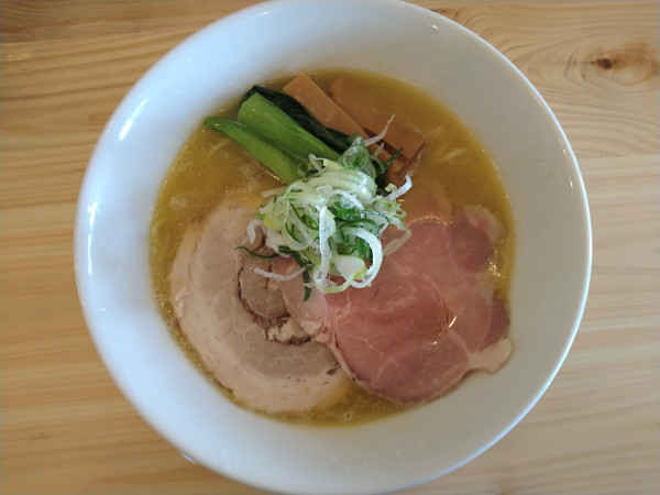 「鶏白湯ラーメン（塩）＋中盛」@メントサケの写真