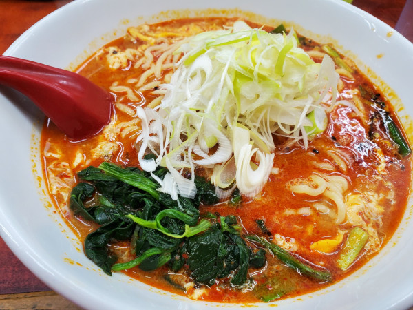 「ドラたんたん麺辛さ上級８００円」@らーめん ドラごんちの写真