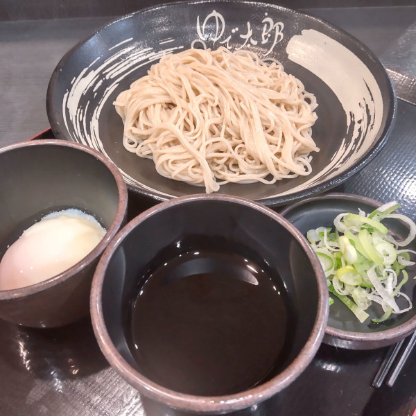 「もり(¥430)+温泉玉子(クーポン)」@ゆで太郎 千葉中央店の写真