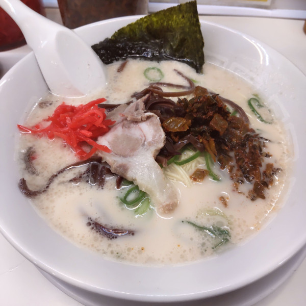 「らーめん（￥600）」@博多天神 新橋1号店の写真