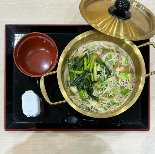 「もつ鍋らーめん」@ゆで太郎 川崎砂子店の写真