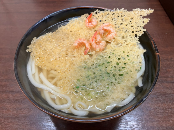 「天ぷらうどん大盛り」@桃太郎 本店の写真