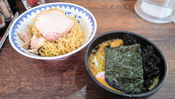 「味噌つけ麺(大)＋岩海苔」@味噌ラーメン 雪ぐにの写真