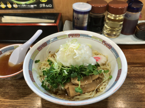 「おろし油そば（麺中盛）」@宝華らぁめんの写真