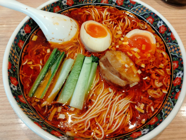 「さんらーめん＋味玉」@寿限無担々麺 上野店の写真