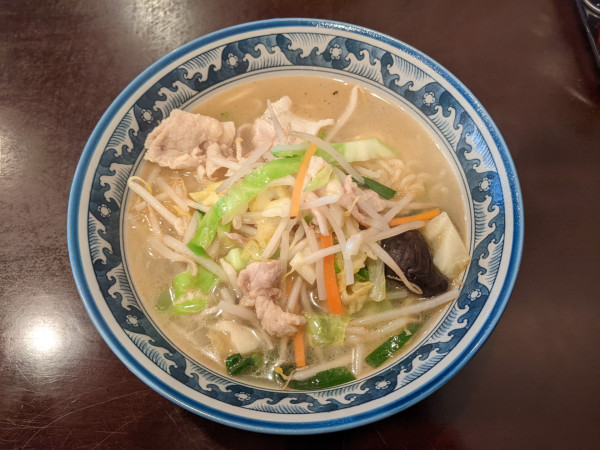 「タンメン：750円」@知味菜房の写真